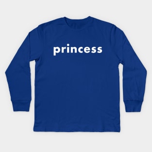 princess Kids Long Sleeve T-Shirt